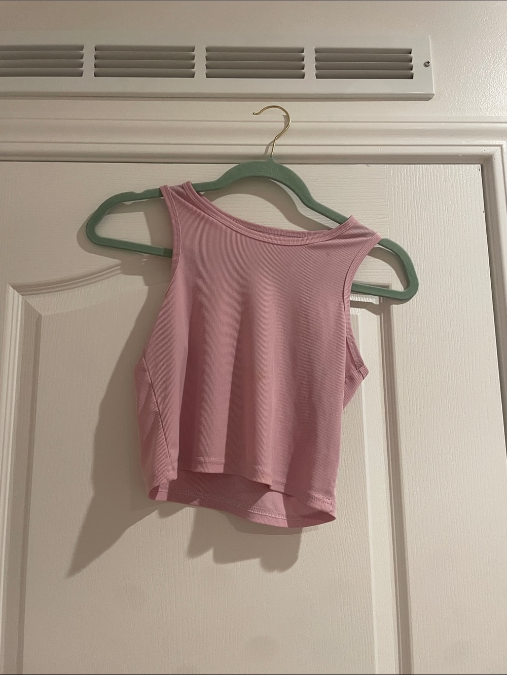 Sleeveless Pink Crop Tank Top - Women's Casual Summer Top- Shein- Worn twice